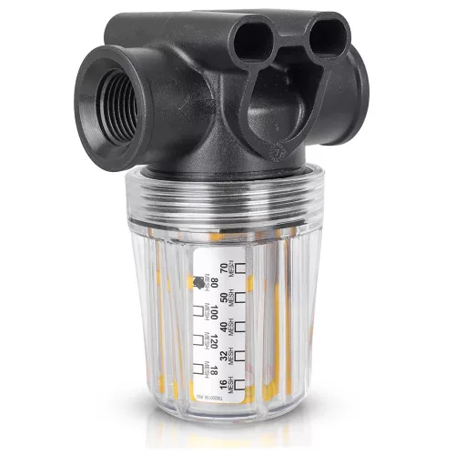 MTM Hydro beépíthető vízszűrő ülepítővel, 1/2", 177 mikronos