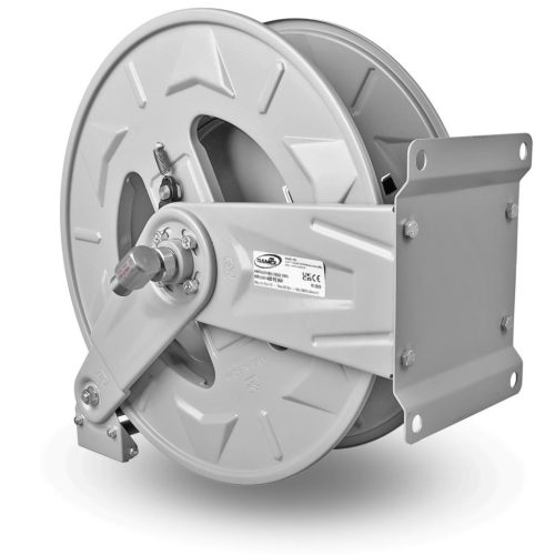 RAMEX HR 1000 400 FE automata tömlődob 15 m-es magasnyomású tömlőkhöz - 1/2" csatlakozással - porszórt acél