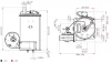 Eredeti Mazzoni beépíthető fűtőkazán / vízmelegítő modul vezérlés és tartály nélkül (25 l/perc, 250 bar, 105 kW)