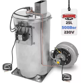   Eredeti Mazzoni beépíthető fűtőkazán / vízmelegítő modul vezérlés és tartály nélkül (25 l/perc, 500 bar, 105 kW, 1/2" menet)