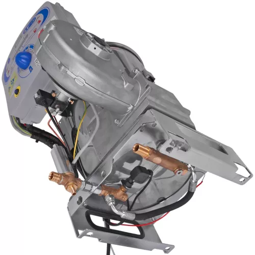 Eredeti Mazzoni beépíthető fűtőkazán / vízmelegítő modul vezérlőpanellel (25 l/perc, 350 bar, 105 kW, M22x1,5 menet)