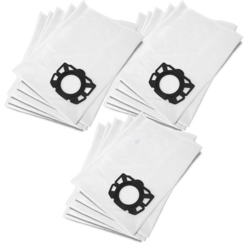 15x szintetikus porzsák és mosható szűrő KARCHER WD2 PLUS, WD3, SE 4001, SE 4002 porszívókhoz (2.863-314.0 / 6.414-552.0 / 6.959-130.0 cikkszámok kiváltására)