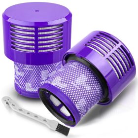   2x Mosható Porszívó Szűrő Dyson V10 Cyclone Absolute Állat Total Clean Motorhead (969082-01)