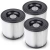 3 db Mosható szűrő Karcher A2004 WD 3.200 NT 27/1 SE 4001 WD2 MV WD3 3200 porszívókhoz (6.414-552.0 cikkszám kiváltására)