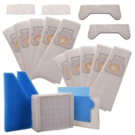   Szűrőkészlet + 10x porzsák THOMAS AQUA, PET & FAMILY, Anti Allergy, Multi Clean X7 AQUA+, Allergy & Family, Mistral XS, Twin XT, Perfect Air Allergy Pure porszívókhoz