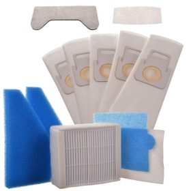   Szűrőkészlet + 5x porzsák THOMAS AQUA, PET & FAMILY, Anti Allergy, Multi Clean X7 AQUA+, Allergy & Family, Mistral XS, Twin XT, Perfect Air Allergy Pure porszívókhoz