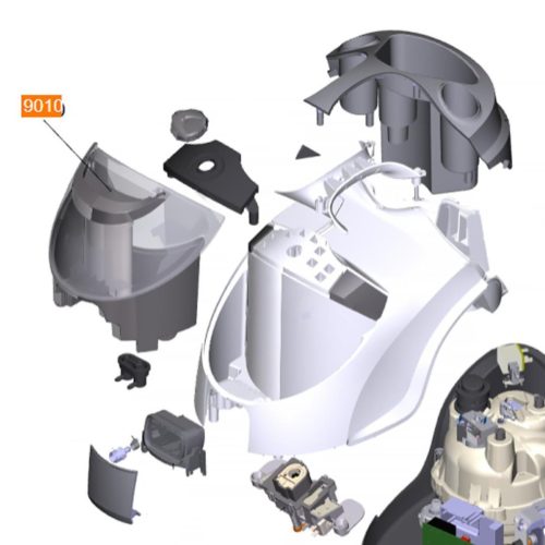 Víztartály Karcher SC 5 EasyFix 5.800 6.800 sorozatú gőztisztító gépekhez (4.512-063.0, 4.512-048.0)