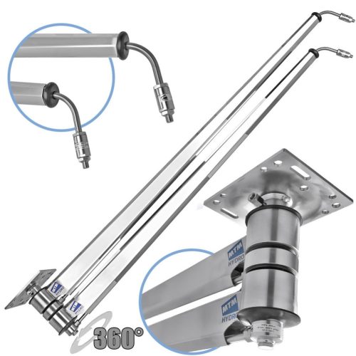 MTM Hydro 360°-os dupla forgókar autómosók részére, 1750mm/1600mm-es gémmel 210Bar/45Bar 120°C