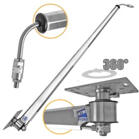   MTM Hydro 360°-os forgókar autómosáshoz, 2 méteres-es gémmel, 1/4"-os menetes csatlakozással, 210Bar 120°C