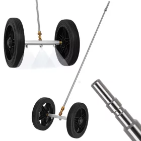   Görgős sín állítható rozsdamentes acél lándzsával 1m - Nilfisk Alto KEW Kranzle kompatibilis