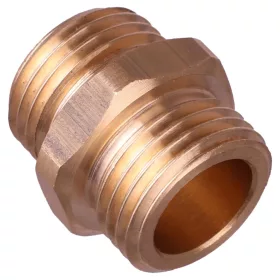   1/2" M - 1/2" M Menet Adapter Sárgarézből Automata Dobok és Tömlők Számára
