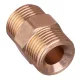 Sárgaréz közcsavar 3/8" KM - 3/8" KM, magasnyomású adapter