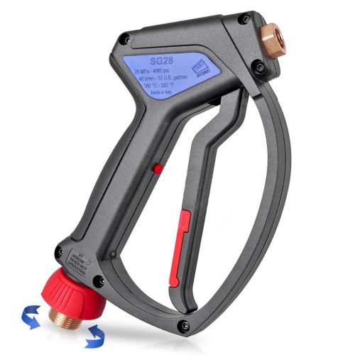 MTM Hydro SG28 Forgatható Magasnyomású Pisztoly 280 bar, 45 l/min, 160°C - Nilfisk Alto, Neptun, Poseidon, WAP kompatibilis