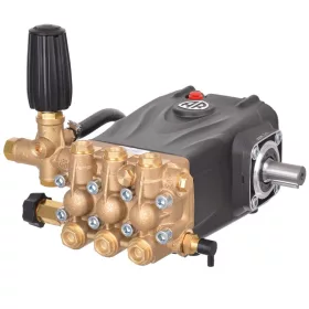   Annovi Reverberi főtengelyes szivattyú 402-es sorozat - RG 18.28 N + BY-PASS (max 280 bar, 18 l/perc, tengely 24 mm, 1450 RPM)