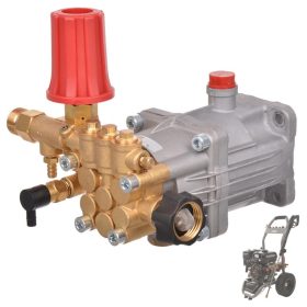   ZB sárgaréz (axiális) dugattyús szivattyú  R2- 220 bar, 9,8 l/min, 3/4" tengely, BY-PASS szeleppel (R210 mosóval kompatibilis)