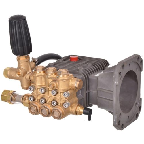 WZG 3 dugattyús főtengelyes szivattyú benzinmotoros magasnyomású mosókhoz 275 Bar, 15 liter/perc (sárgaréz fejjel)