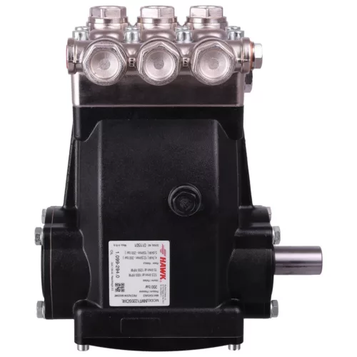 Eredeti HAWK NMT 1220 SCWL lassú fordulatú ipari szivattyú nikkelezett fejjel (200 bar, 12,5 l/perc, Balos, 1000 RPM, 24 mm)