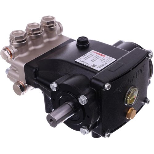 Eredeti HAWK NMT 1220 SCWR lassú fordulatú ipari szivattyú nikkelezett fejjel (200 bar, 12,5 l/perc, Jobbos, 1000 RPM, 24 mm)