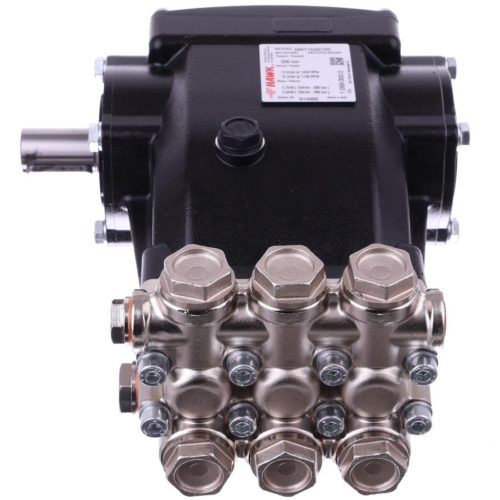 Eredeti HAWK NMT 1520 CWL ipari szivattyú nikkelezett fejjel (200 bar, 15 l/perc, Balos, 1450 RPM, 24 mm)