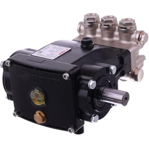 Eredeti HAWK NMT 1520 SCWL lassú fordulatú ipari szivattyú nikkelezett fejjel (200 bar, 15 l/perc, Balos, 1000 RPM, 24 mm)