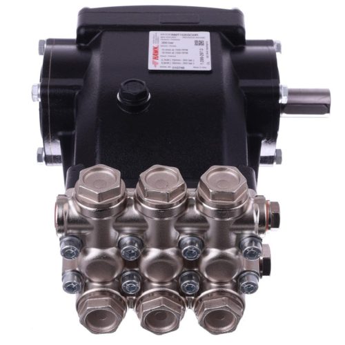 Eredeti HAWK NMT 1520 SCWR lassú fordulatú ipari szivattyú nikkelezett fejjel (200 bar, 15 l/perc, Jobbos, 1000 RPM, 24 mm)