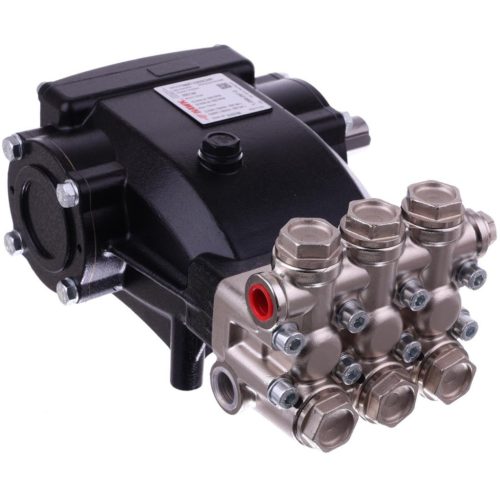 Eredeti HAWK NMT 1520 SCWR lassú fordulatú ipari szivattyú nikkelezett fejjel (200 bar, 15 l/perc, Jobbos, 1000 RPM, 24 mm)