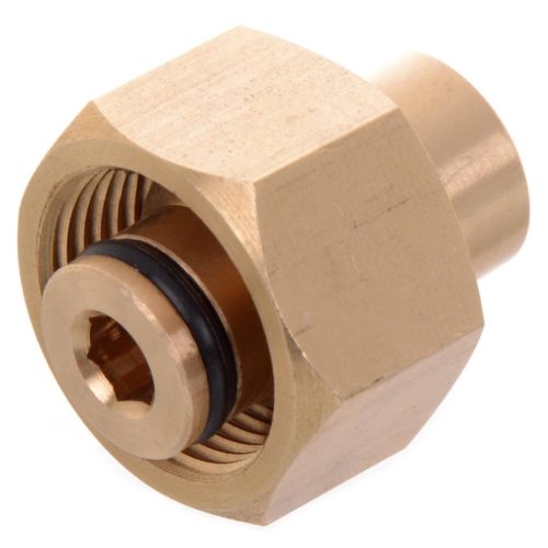 Menetcsökkentő adapter M22 belső menetről 1/4" belső menetre alakít át (sárgaréz)