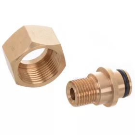   Sárgaréz szűkítő adapter, M22 belső menet - 1/4" külső menet