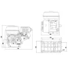 Lifan 170F benzinmotor 7 LE (3/4" / Ø 19 mm tengely, négyütemű, kézi indítás) - Honda GX200 helyettesítő