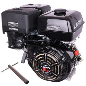   Lifan 190F benzinmotor 15 LE - 25,4 mm (1") tengely - kézi indítás (Honda GX390 kiváltó)