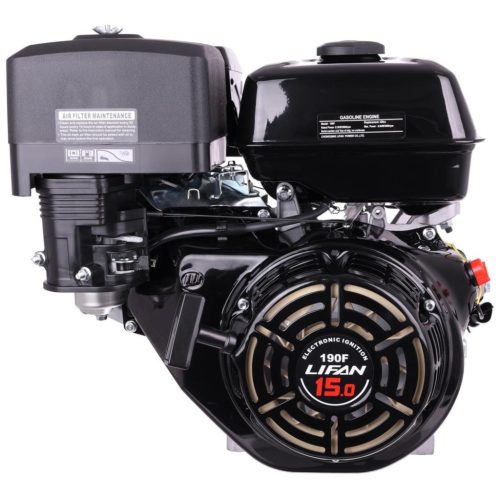 Lifan 190F benzinmotor 15 LE - 25,4 mm (1") tengely - kézi indítás (Honda GX390 kiváltó)