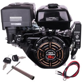   Lifan 190FD benzinmotor 15 LE - 25,4 mm (1") tengely - elektromos és kézi indítás (Honda GX390 kiváltó)