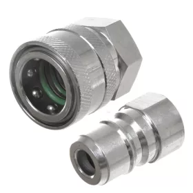   Gyorscsatlakozó Nilfisk Alto Wap Ehrle 3/8" - Króm, Max 250 bar, 40 L/perc