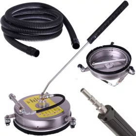   T-racer 15" Magasnyomású Rozsdamentes Acél Tisztítókefe Vízelszívással Nilfisk, Kranzle Kompatibilis 275 bar