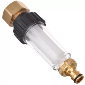   Univerzális vízszűrő 3/4" és 1" menettel Karcher HD HDS K Nilfisk Stihl Kranzle Riwall Bosch Black Decker Stanley Stiga MacAllister OleoMac magasnyomású mosókhoz