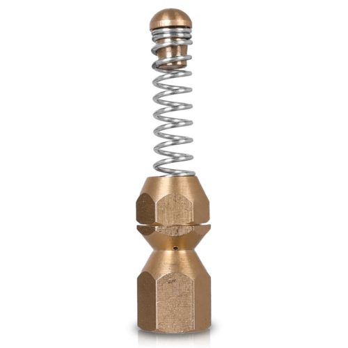 Rugós csatornatisztító fúvóka (Kret típus, 3+1 lyuk, 1/8" menet, 040)