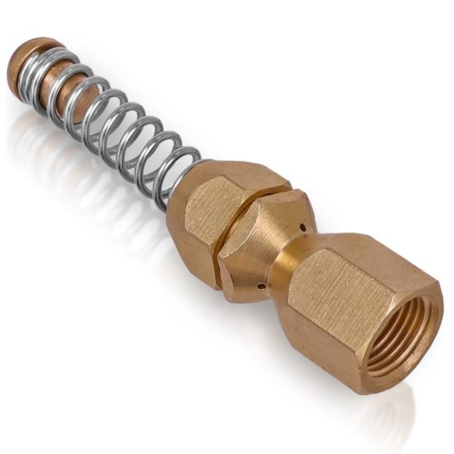 Rugós csatornatisztító fúvóka (Kret típus, 3+1 lyuk, 1/8" menet, 040)