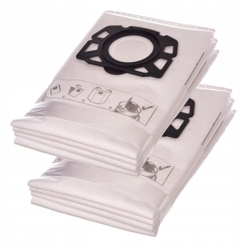 Eredeti Karcher WD4 WD5 WD6 MV4 MV5 MV6 porzsák csomag (8 db porzsák) 2.863-006.0