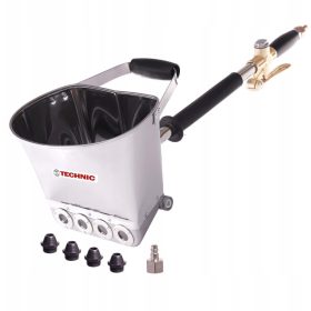   Pneumatikus vakológép gipszhabarcs felhordáshoz oldalfalra 8 db fém fúvókával