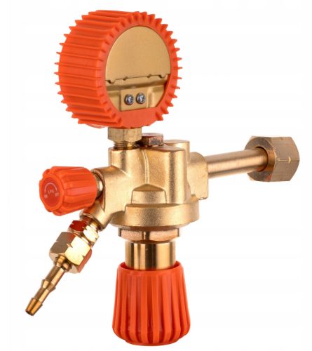 TC Technic 2078 propán-bután, PB-palack reduktor (nyomáscsökkentő) nyomásmérővel