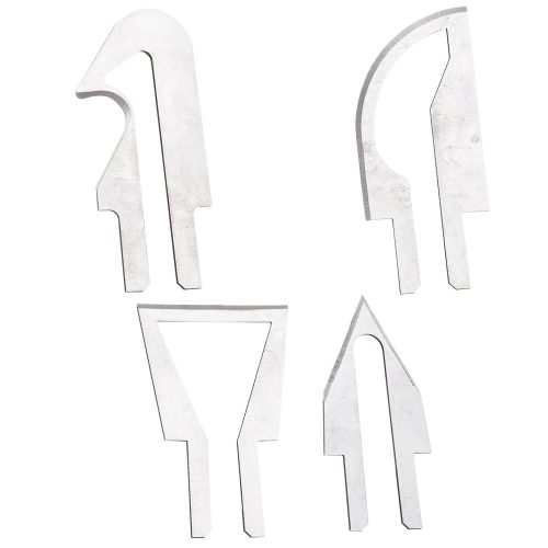 Termikus kés szintetikus szövetekhez kofferben 4 pengével TC Technic DN-F1354