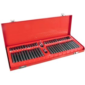   54 db-os TORX BIT készlet műanyag kofferben TC Technic LT-A1121-3