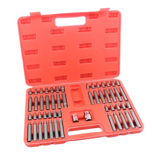 54 db-os TORX BIT készlet műanyag kofferben TC Technic LT-A1121-3