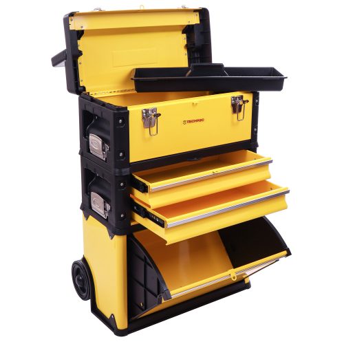 Szerszámosláda, műhelykocsi amely 3 különálló szegmensre osztható TC Technic