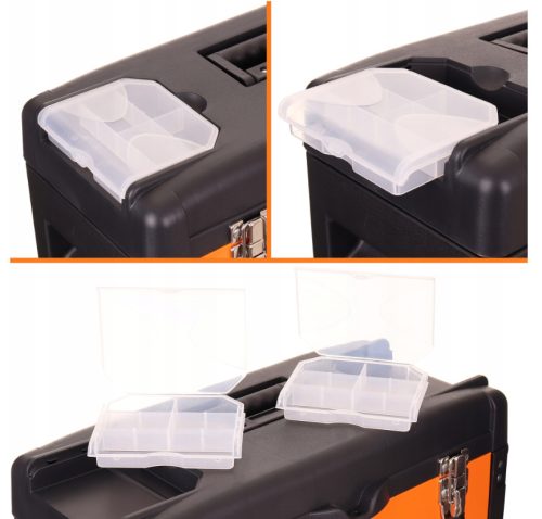 Szerszámosláda 3 fém fiókokkal TC Technic