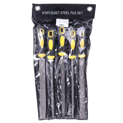 Lakatos reszelők fémhez 5 db-os készlet. 200 mm TC TechnicJC1545