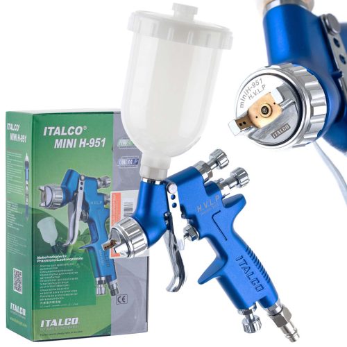 Exkluzív mini festékpisztoly Italco H-951  HVLP  0,8 mm  250 ml