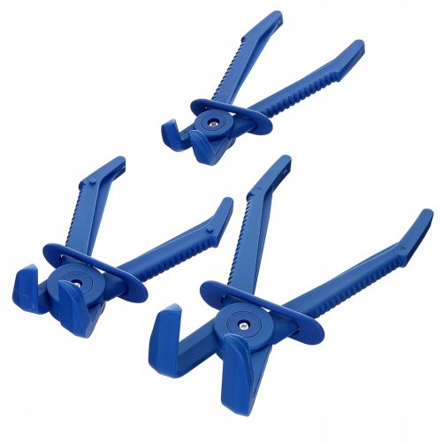 Hajlított fogó készlet gumi víz- és olajtömlők elszorításához reteszelővel (3 darabos) TC Technic SK1815B