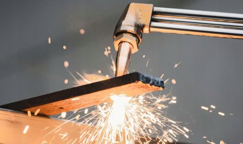 Propán-oxigén, acetilén-oxigén gázégő, vágófáklya  750 mm hosszú (vezérlő karral) MUBEX ZC-11A 750