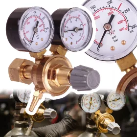   CO2 és Argon mini nyomáscsökkentő - reduktor 2 manométerrel TC Technic ZR-184